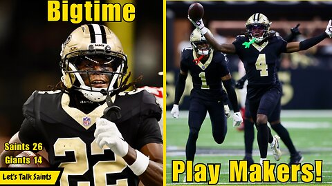 Play Makers! Saints Storm Back to Beat Giants!