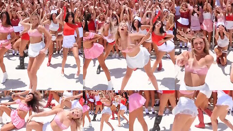 Sexy Dance American Girls Patriots