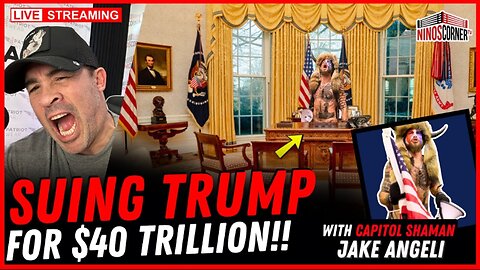 Trump Hit With $40 TRILLION Lawsuit... Capitol Shaman Speaks Out LIVE!