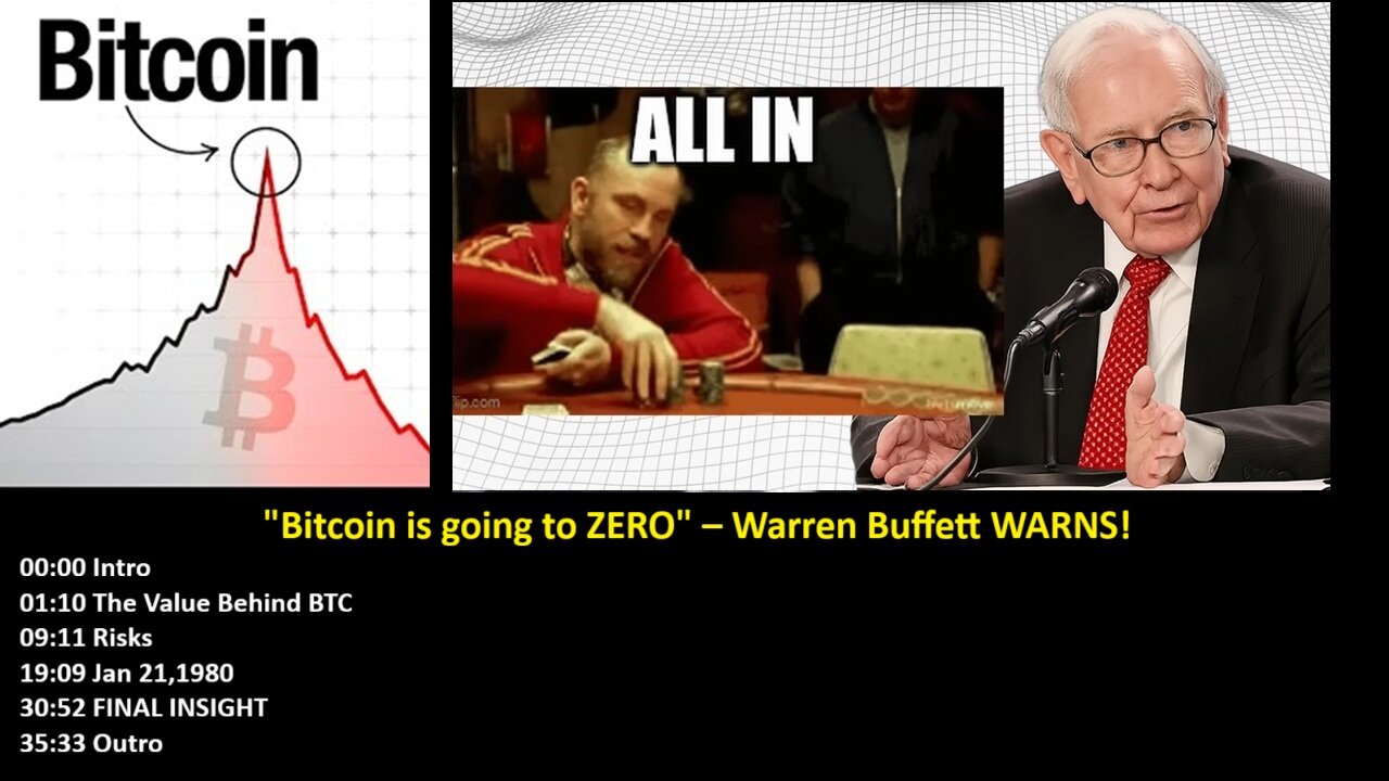 "Bitcoin is going to ZERO" – Warren Buffet WARNS!