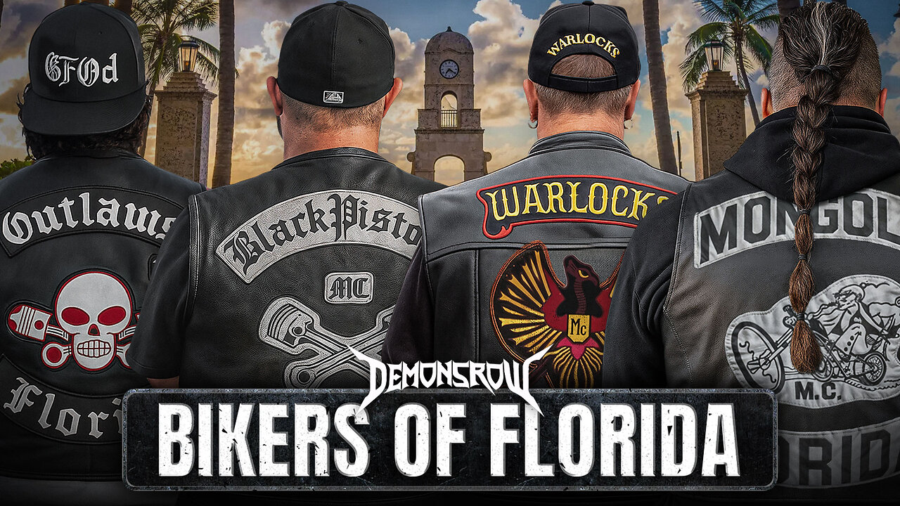 BIKERS OF FLORIDA 💀🏍️ Outlaws, Warlocks, Mongols & the Wild South