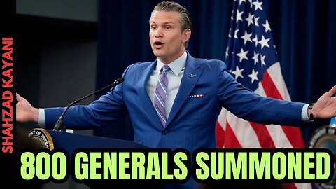 Pentagon Emergency Meeting: 800 Generals Summoned