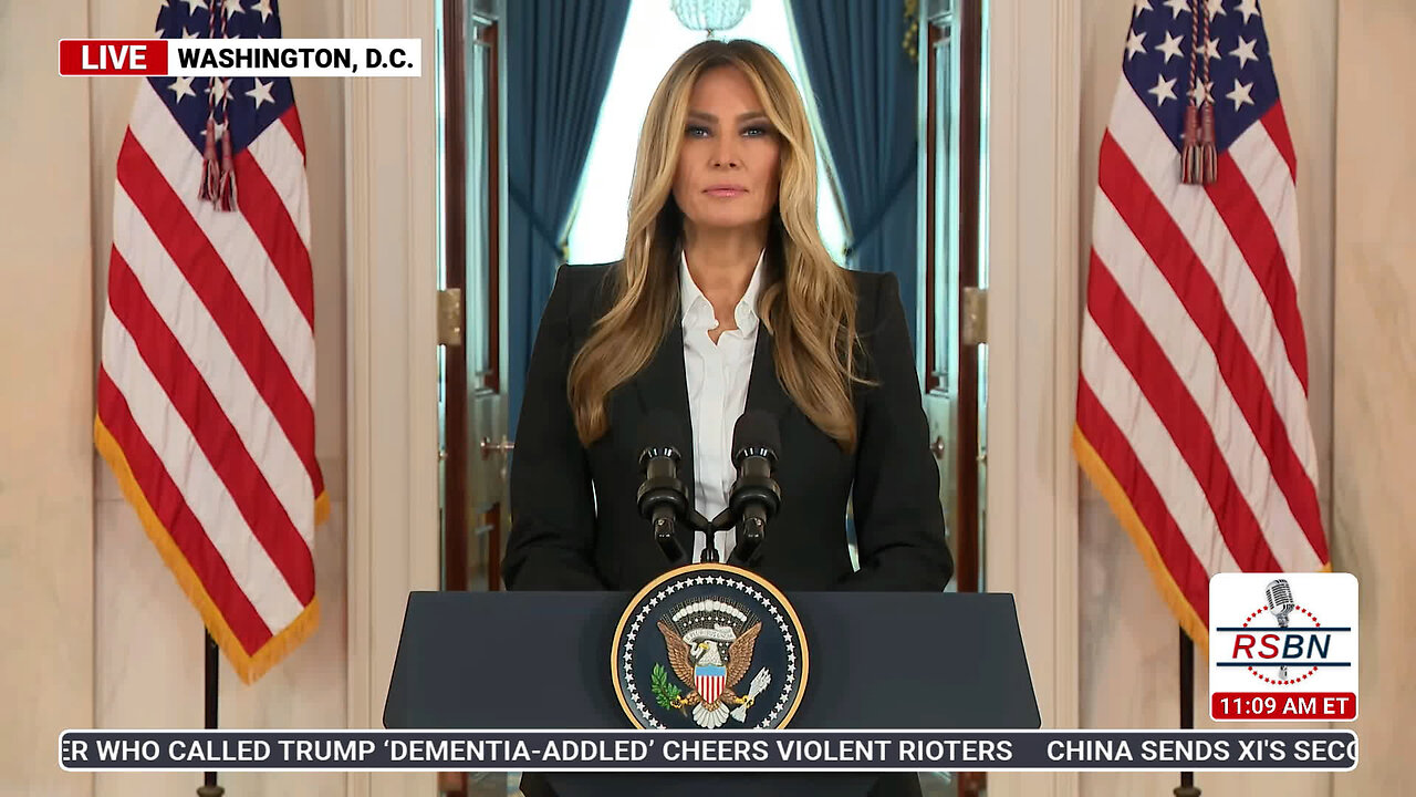 LIVE: First Lady Melania Trump Makes an Announcement - 10/10/25