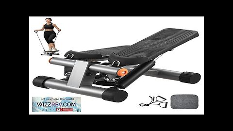 Stair Stepper for Exercise at Home Hydraulic Mini Stepper with Resistance Band Review