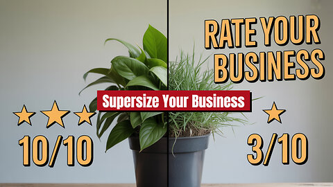 Is Your Business a 3 or a 10? Find Out Fast! Rate Your Business Physical Health To Supersize Fast!