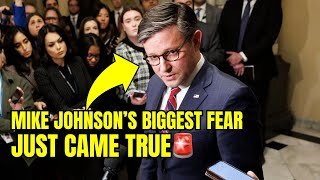 MAGA Meltdown as Reporters Just EXPOSED Mike Johnson's BIGGEST FEAR🚨