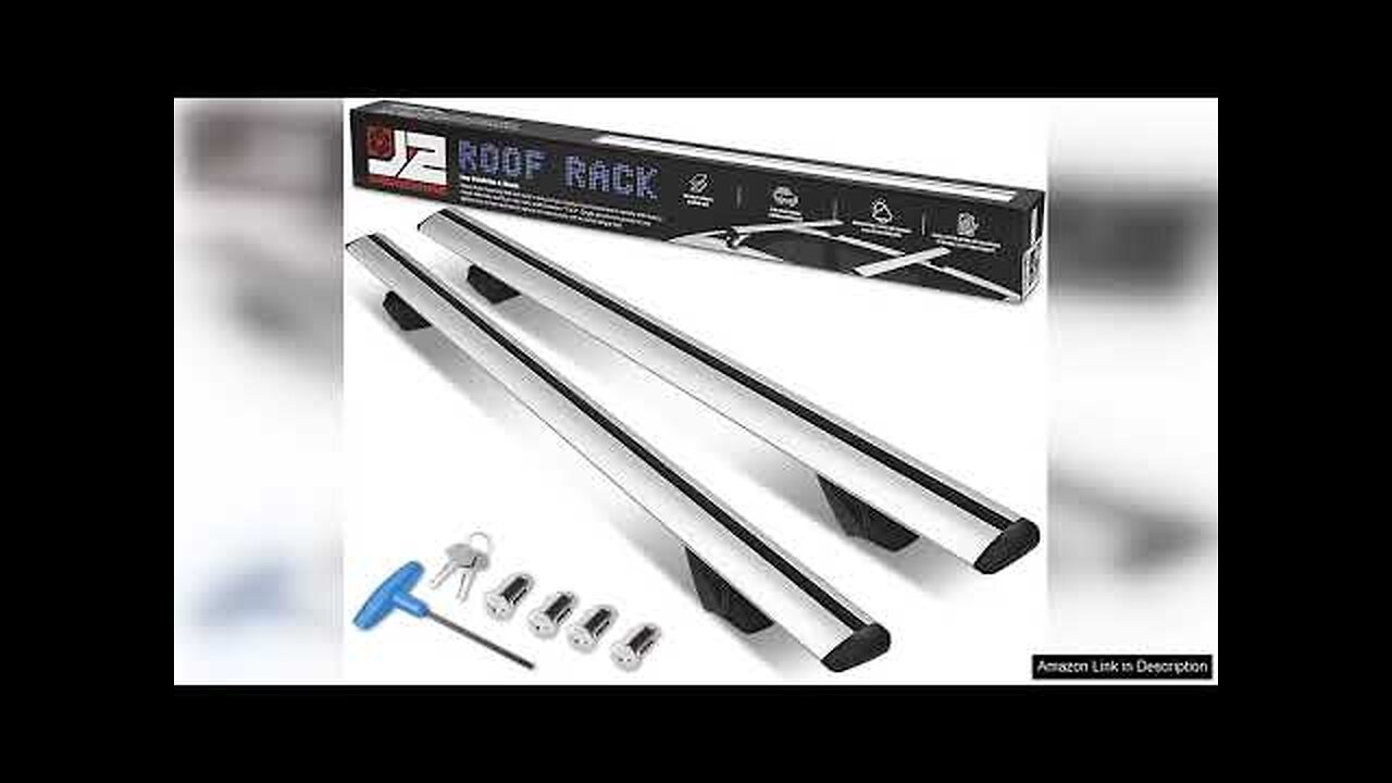 J2 Engineering J2-RR-120-WH Pair of 49" Aluminum Roof Rack Cross Bars Cargo Review