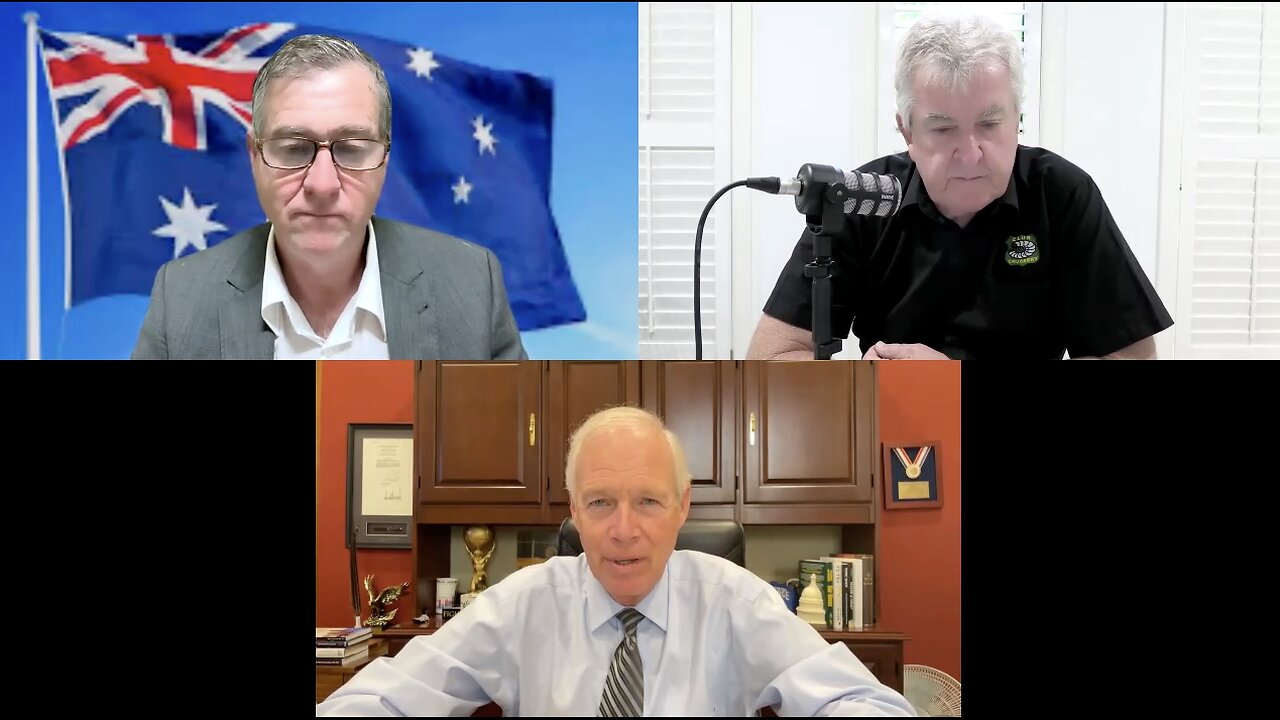 Graham and John speak with Senator Ron Johnson...