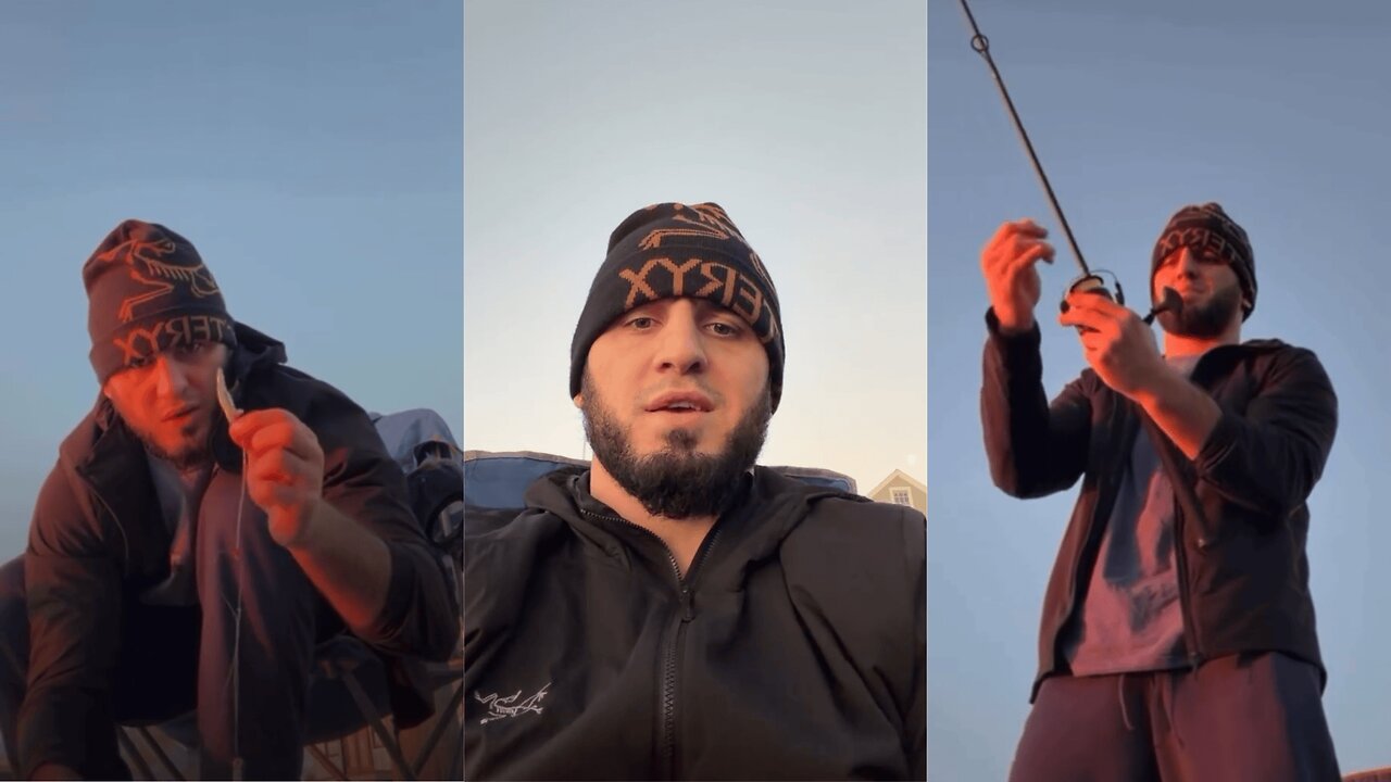Islam Makhachev Goes Fishing in New York and Ends Up Disappointed