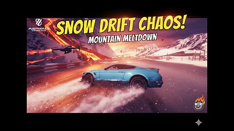 Asphalt Legend, limited time event, escape the lava route!
