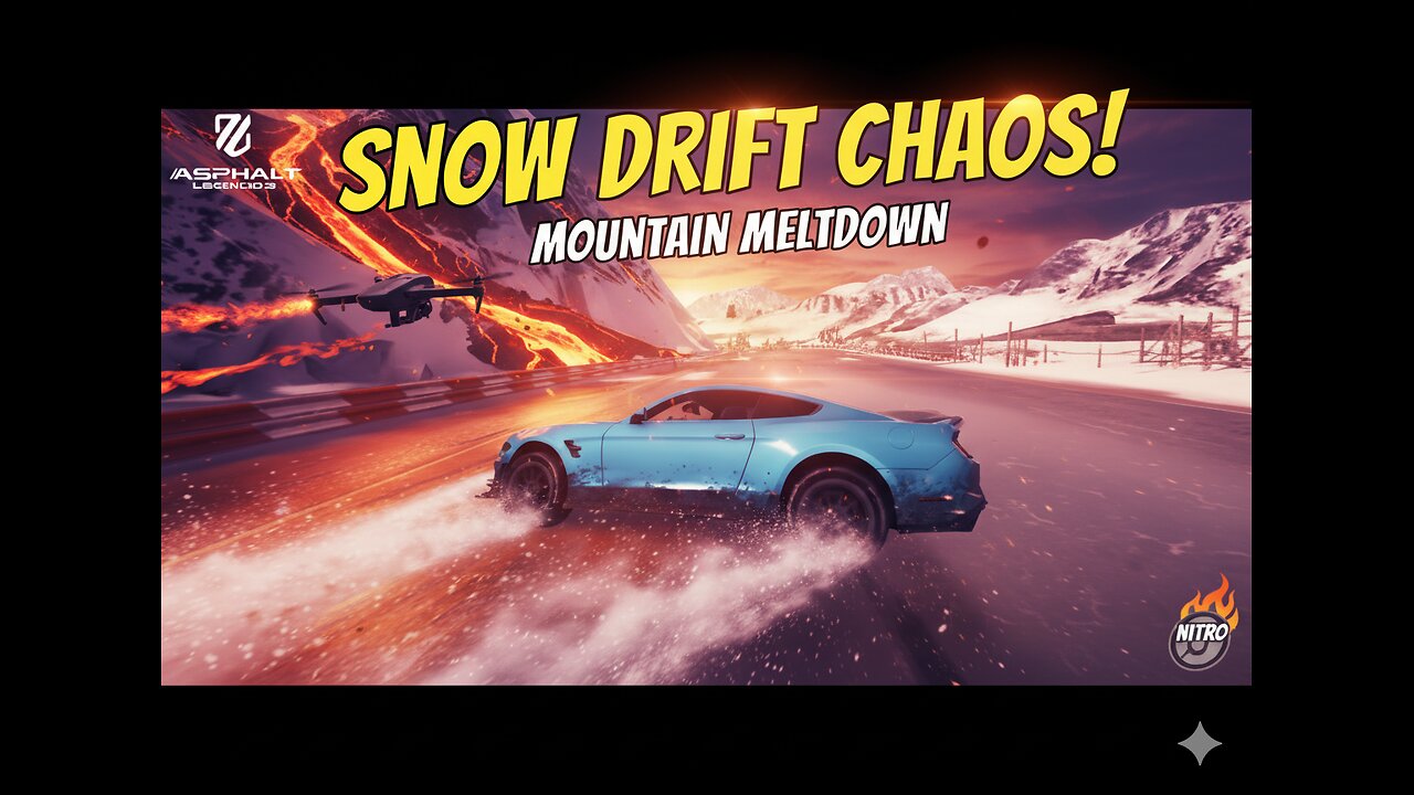 Asphalt Legend, limited time event, escape the lava route!
