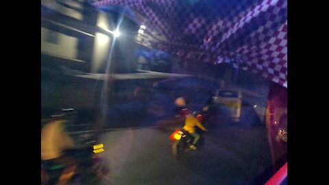 You never can win a race in this road.