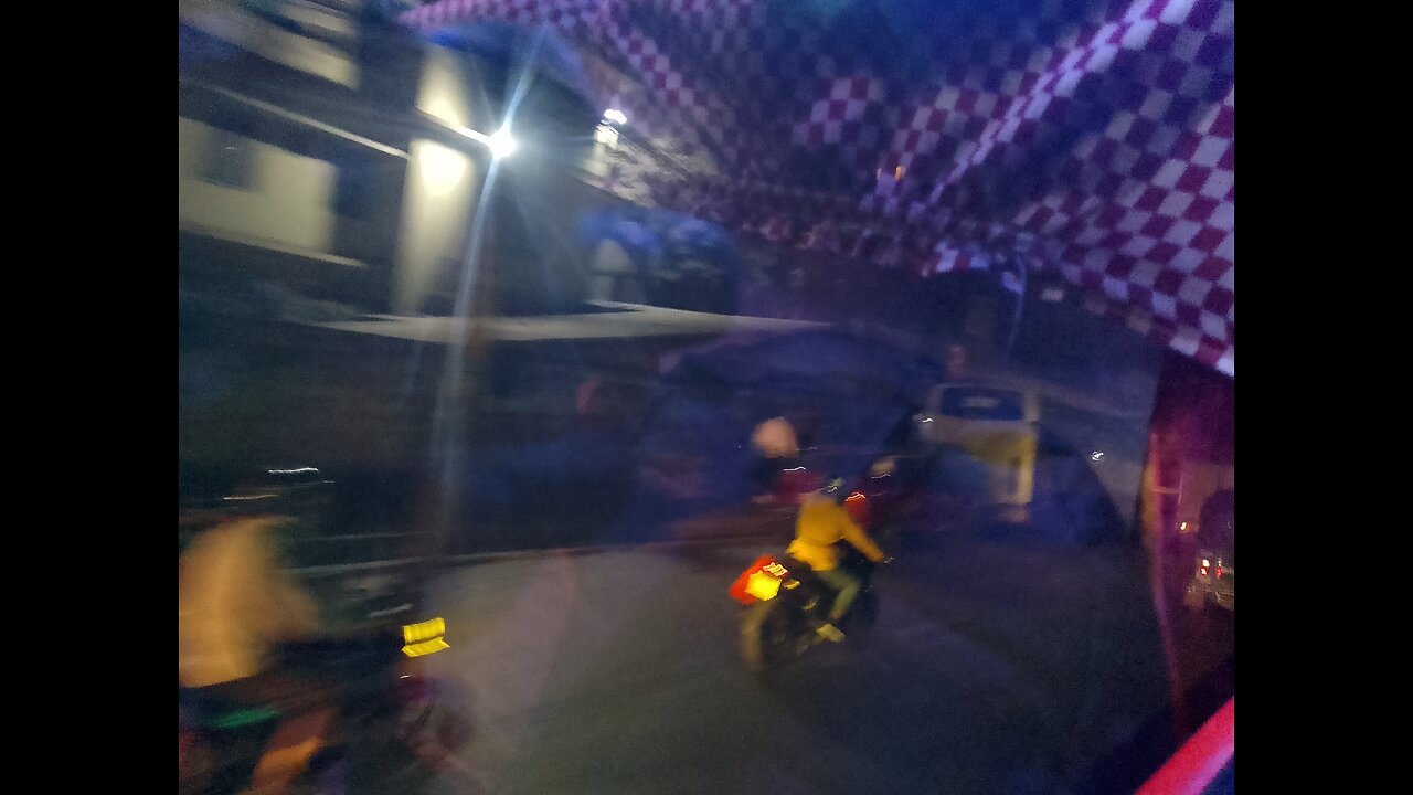 You never can win a race in this road.