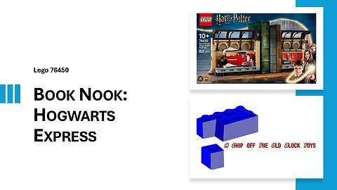 Unboxing & Building Lego 76450 Harry Potter Book Nook Hogwarts Express