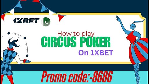 How we play Circus Poker game on 1XBET...//1XBET par Circus Poker game kesay kheli jati hy..???