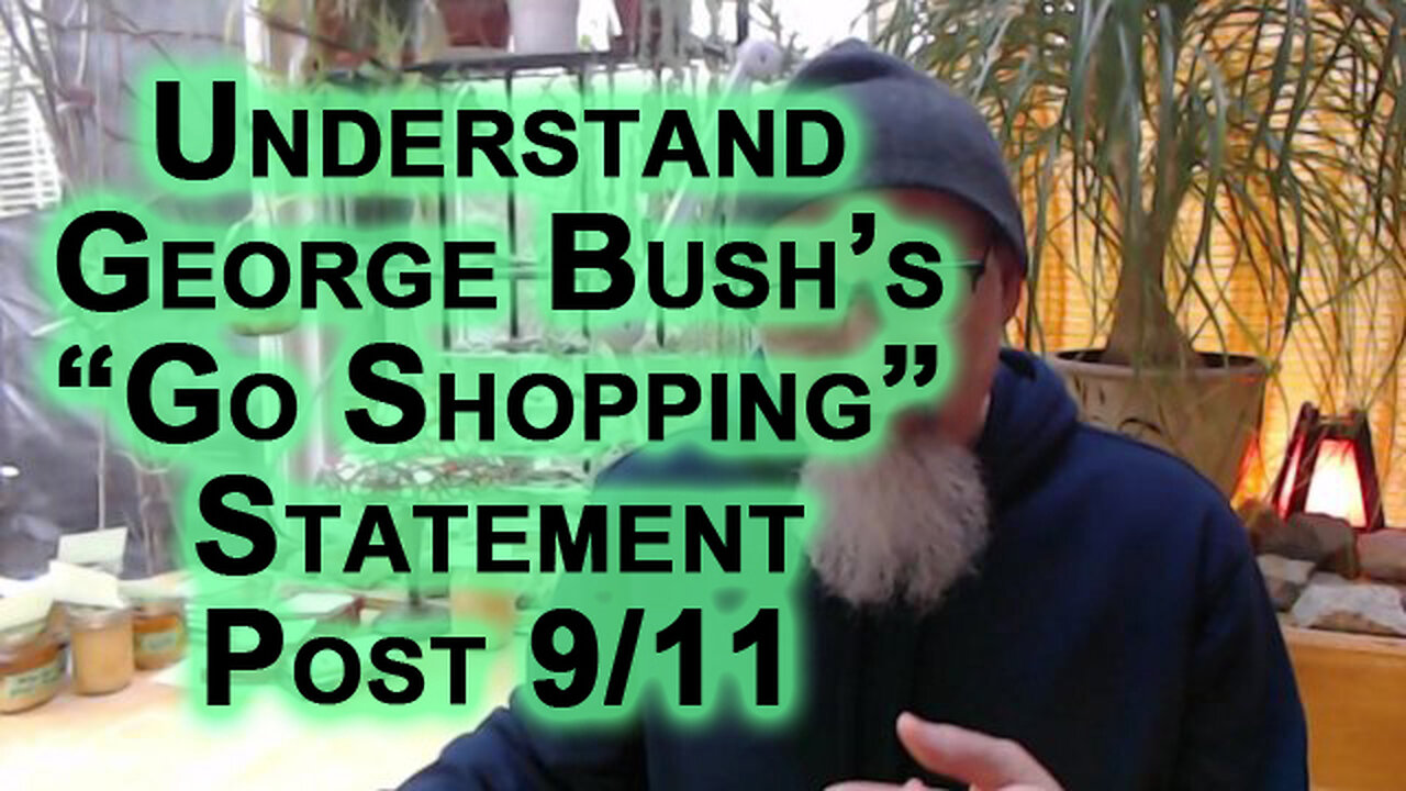 Understand Economics & Geopolitics: Meaning of George Bush’s “Go Shopping” Statement Post 9/11