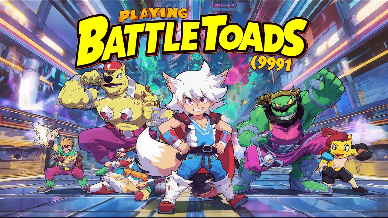 Battle Toads 1991 for the NES