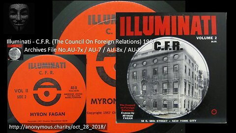 The Anonymous Charity: The Illuminati and The Council on Foreign Relations, 1967. Myles Fagan