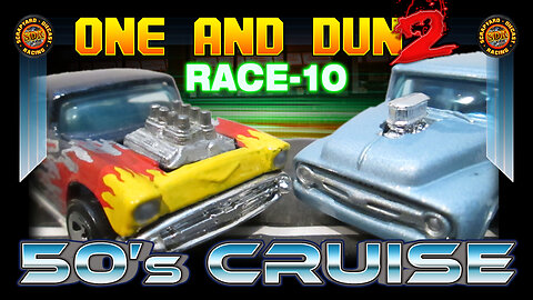 Ford vs Chevy Race 10 | One and Done 2 50s Cruise | Hot Wheels Diecast Racing Tournament