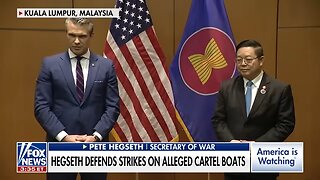Hegseth sets the record STRAIGHT on suspected cartel boat strikes