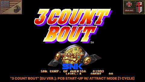 Special Features: "3 Count Bout" (Arcade - 1993) [EU Version]