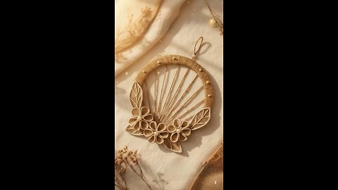 DIY Jute Rope Wall Hanging: Easy Handmade Craft using Cardboard (Home Decor