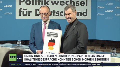 Sondierungspapier angenommen: Union und SPD sind bereit für Koalitionsverhandlungen