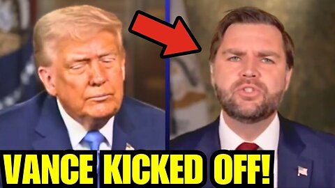 Trump HUMILIATED as Vance is KICKED OFF LIVE TV