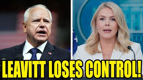 HOLY SHT! Press Sec ATTACKS Tim Walz After CONFRONTED Over Trump CRIMES – This Blew Up