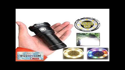 Fitorch P50 10000LM 450M Multi-Color High Lumen EDC Flashlight Power by 6500mAh Review