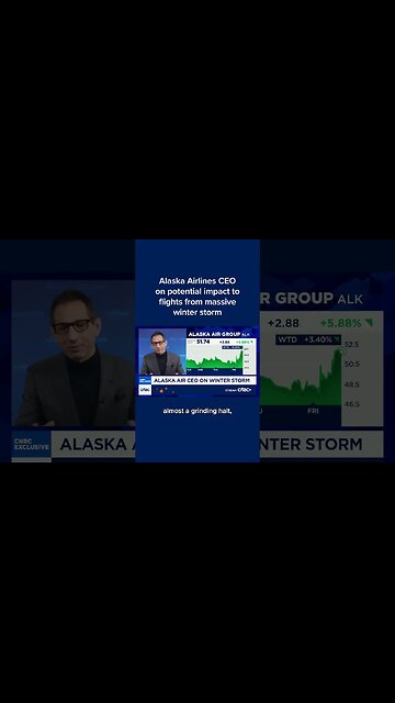 Alaska Airlines CEO on potential impact to flights from massive winter storm