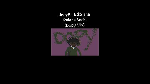 The Ruler's Back by #joeybadass Dopy Mix #tylerthecreator #kendricklamar #donaldglover #hiphop #rap