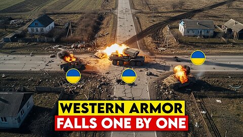 Russian Drones Expose the Destruction of Western Armor