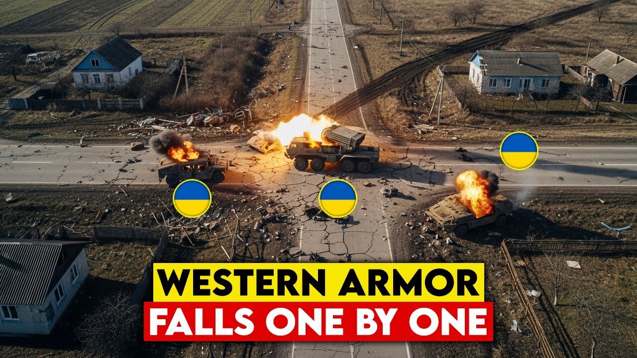 Russian Drones Expose the Destruction of Western Armor