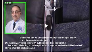Bombshell vax vs. unvax study finally sees the light of day - and the results are staggering.