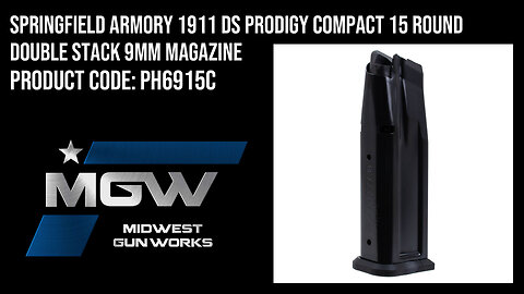 Springfield Armory 1911 DS Prodigy Compact 15 Round Double Stack 9mm Magazine - PH6915C