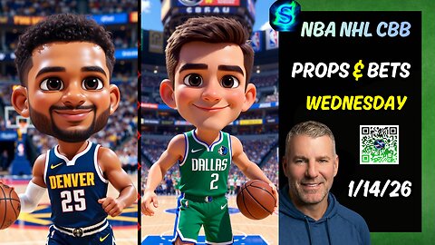 🏀 11 FREE Wednesday NBA Picks Today | CBB Picks Today | NHL PICKS Today | PRIZEPICKS | 1/14/26
