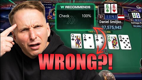 This WSOP Final Table Hand Made Me Suspicious ...