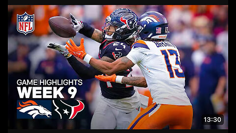Denver Broncos vs Houston Texans highlights
