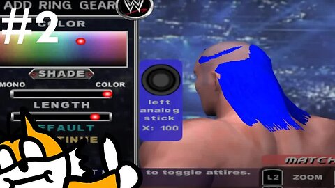 AN AMAZING HAIRCUT - WWE Smackdown Vs Raw Season Mode CAW Creation Ep.2