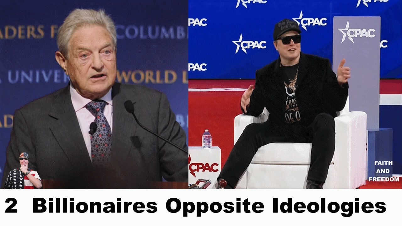 2 Billionaires Opposite Ideologies