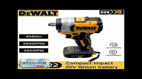 DEWALT DCF922 Compact Impact Wrench 20V Cordless Brushless 1/2" Impact Wrench Kit Review