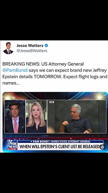 Epstein list release coming out soon
