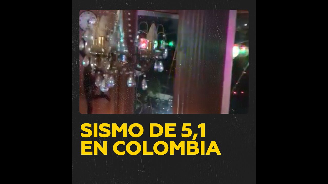 Un fuerte sismo se produce en Colombia