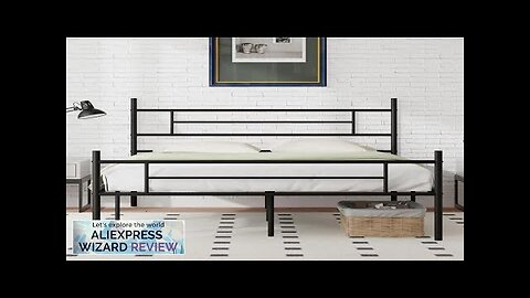 Full Size Bed Frame with Headboard and Footboard14 Inch Metal Platform Review