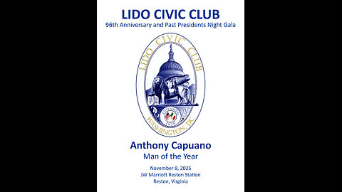 Lido Club - Past Presidents Night 2025 Sponsors