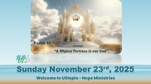 A Mighty Fortress is our God - Psalm 46