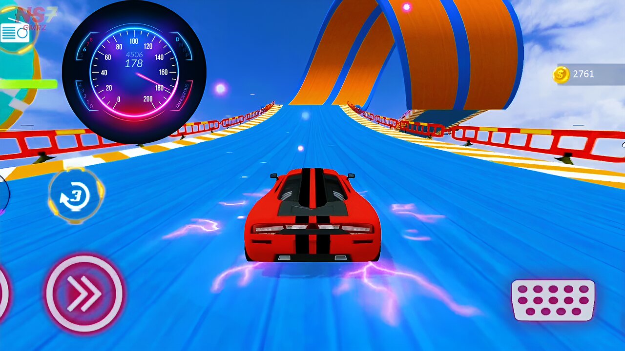 MCLAREN F1 Super Car Classic Stunts Racing - Car Racing 3D - GT Car Stunt Race Mega Ramps Gameplay