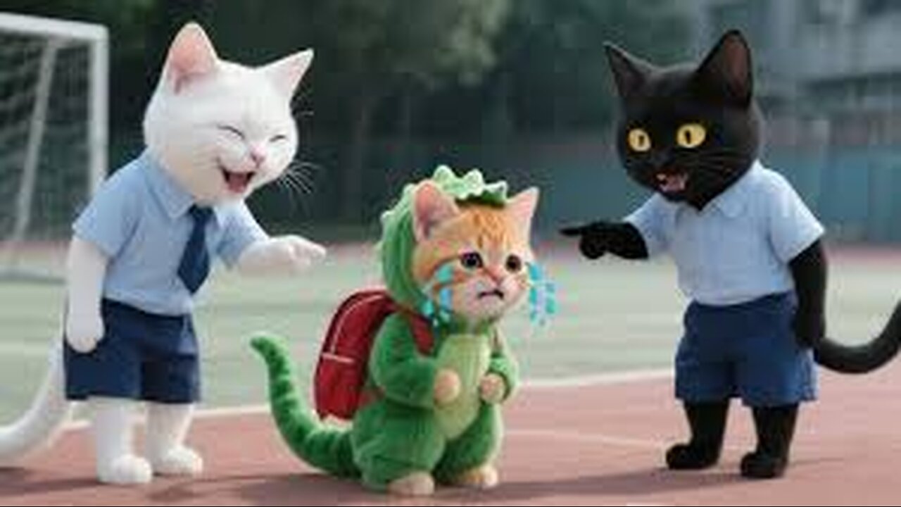 Koko Struggles with Math 💔 Mamacat Patiently Teaches Her 📖🐾