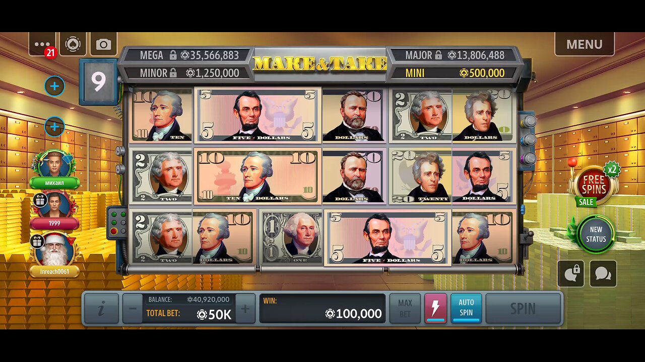 $2m spins on Blackjackist android gaming